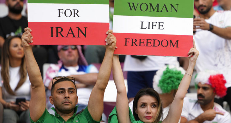 Iran soccer players refuse to sing national anthem in World Cup in protest to regime