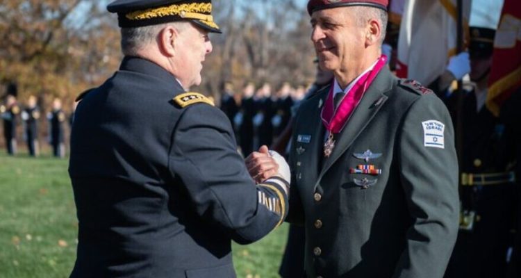 US Armed Forces awards IDF chief of staff prestigious award