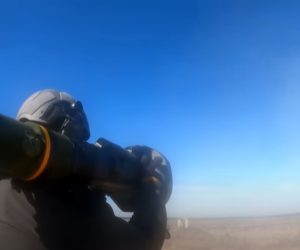 NLAW anti-tank weapon in action