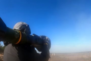 NLAW anti-tank weapon in action