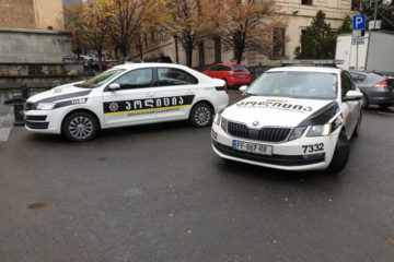 Georgian police in Tbilisi