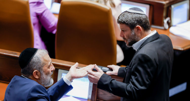 Knesset passes controversial Deri, Smotrich laws, legislative blitz continues
