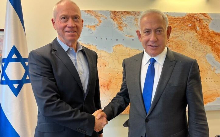 Galant and Netanyahu