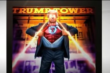 donald trump superhero