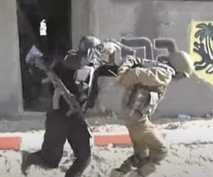 gaza terrorists simulate kidnapping IDF soldier