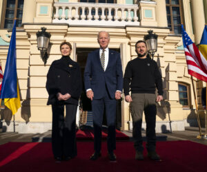 Joe Biden, Volodymyr Zelenskyy, Olena Zelenska