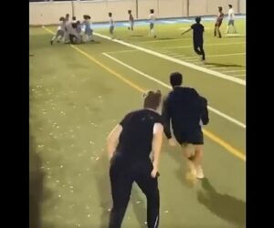 soccer fight
