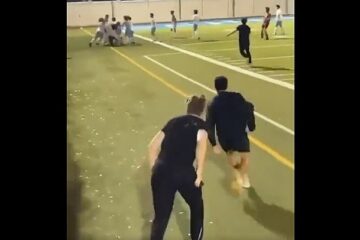 soccer fight