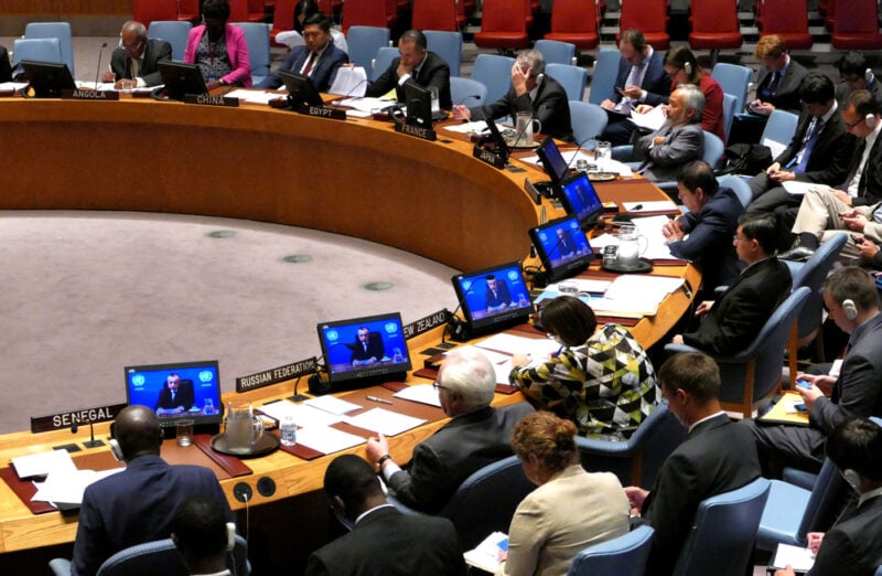 US vetoes UN Security Council motion holding Israel responsible for Gaza aid...