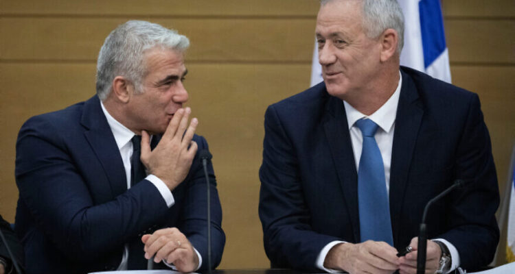 Lapid, Gantz reject any talks on judicial reforms unless legislation halted