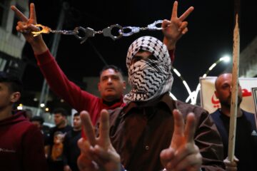 protest palestinian prisoners