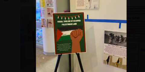 Anti-Israel display