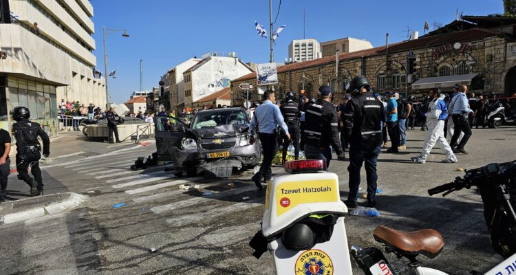 Terror in Jerusalem: Five hit in car-ramming attack, one in serious condition