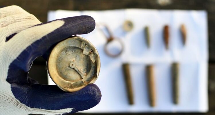 Israeli archaeologists emotional over 75-year-old compass found at Independence Day battle site