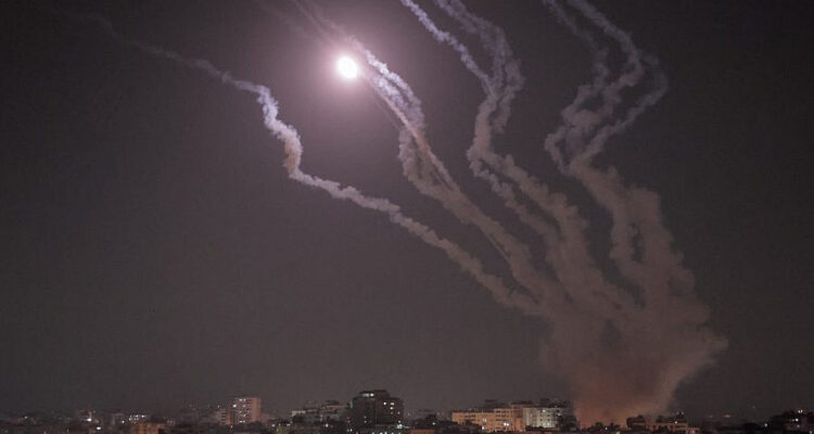Massive rocket barrage rocks central Israel