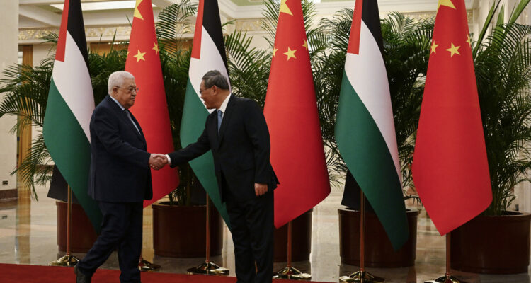 Abbas wraps up China trip with expression of support for regime’s murder of Muslims, hope that Beijing will broker Palestinian statehood