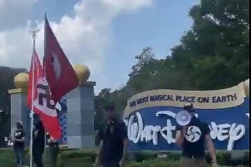 Nazi flags Disney