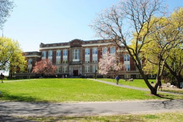 The campus of SUNY New Paltz in New Paltz, N.Y.