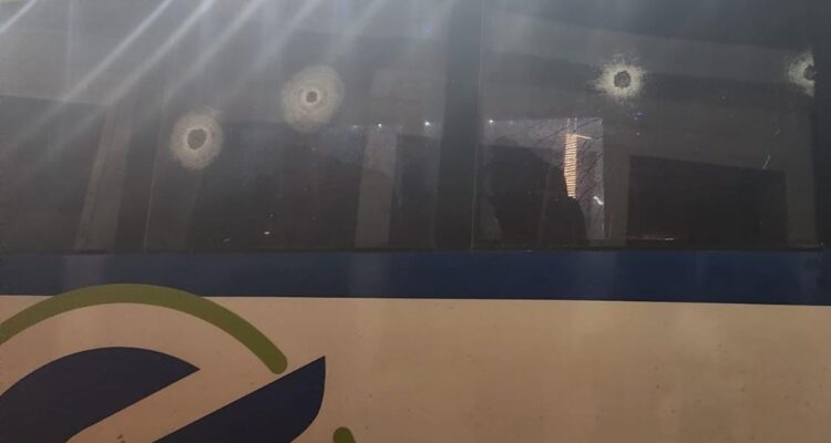 Shooting attack in Huwara: Israeli bus riddled with bullets