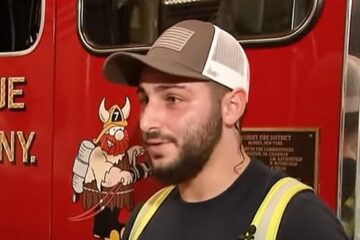 Orthodox Jewish firefighter in Monsey, NY