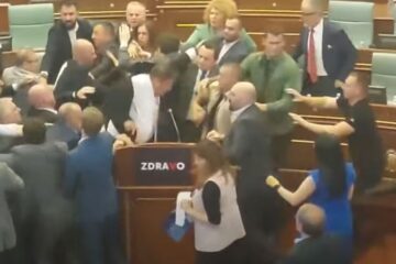 Kosovo parliament brawl