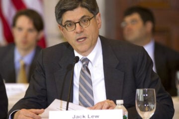 Then-Treasury Secretary Jack Lew