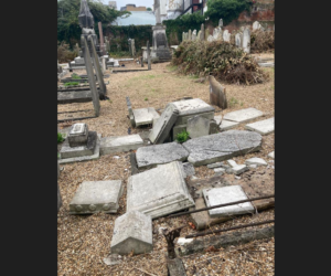 Cemetery vandalism