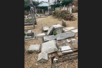 Cemetery vandalism