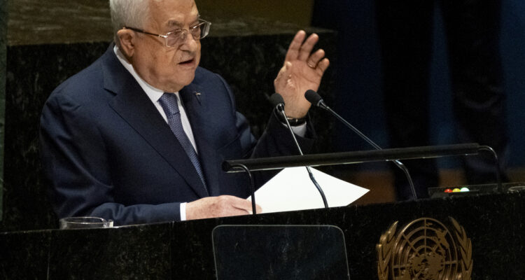 Abbas tells UN there can be no Mideast peace without his people enjoying full rights