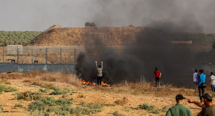 5 terrorists killed in botched bombing on Gaza border