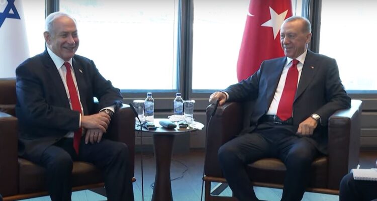 Turkey’s Erdogan discusses Israel-Saudi peace deal in first-ever meeting with Netanyahu