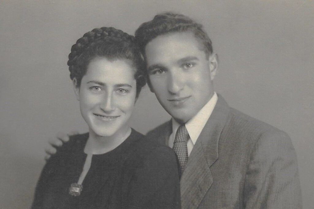Dov Broder and his wife, Batya