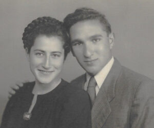 Dov Broder and his wife, Batya