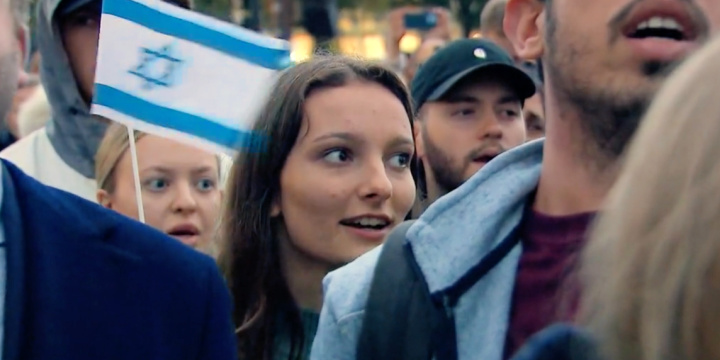 Hundreds gather in Hamburg, Germany to show support for Israel