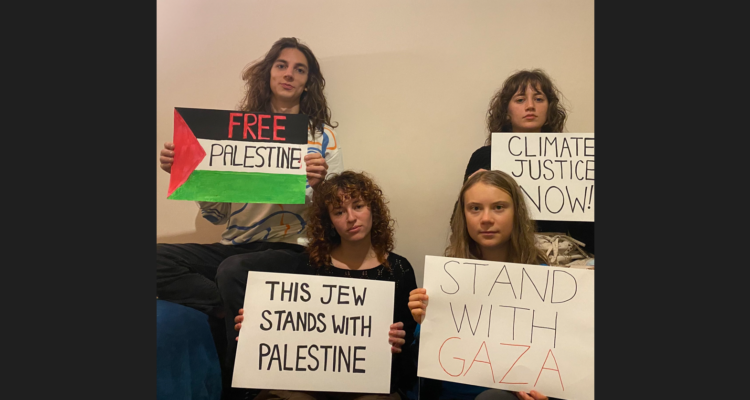 Greta Thunberg ‘stands with Palestine,’ ignores Hamas terror