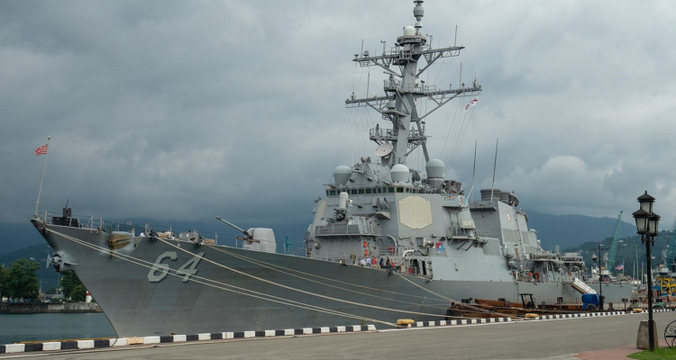 US Navy ship and multiple commercial vessels attacked in Red Sea
