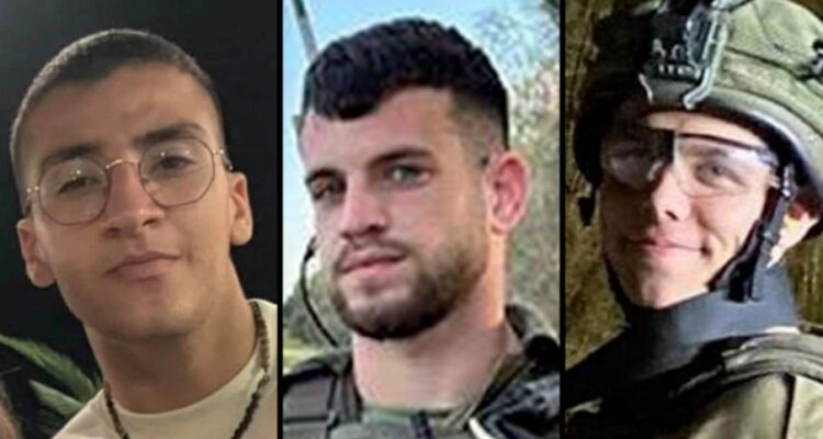 IDF releases names of 3 deceased captive soldiers whose bodies are held by Hamas