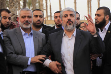 Khaled Mashal and Ismail Haniyeh