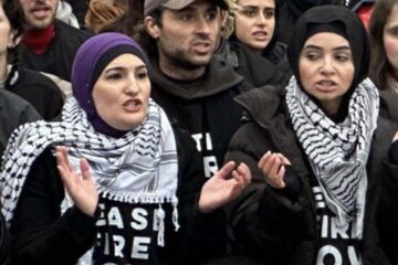 Linda Sarsour NYC protest