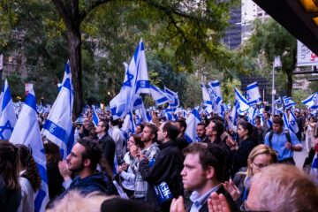 march in NYC for Israel