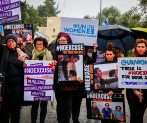 Protest against UN Women