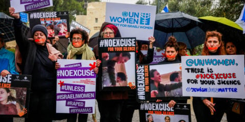 Protest against UN Women