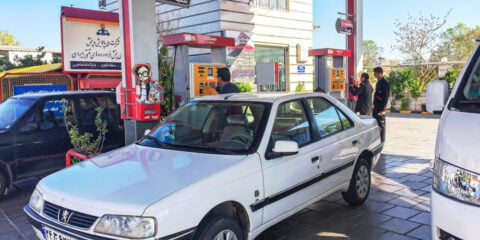 Iran gas station