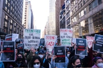 Anti-Israel demonstration New York