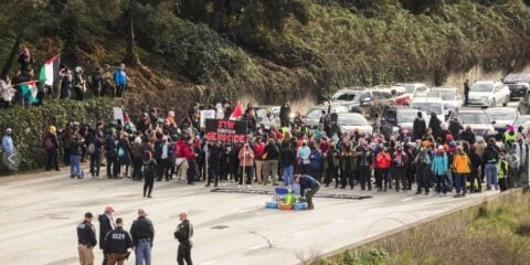 pro palestinian blockade seattle