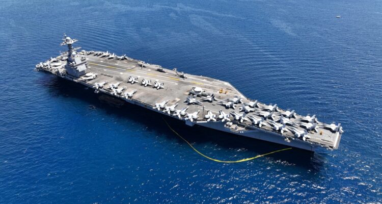 World’s largest warship withdrawing from Israel