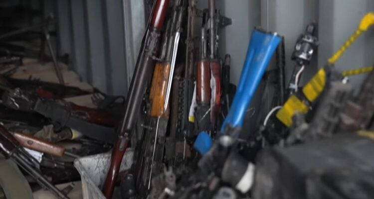 Soldiers uncover weapons in Gaza university, humanitarian zone and homes