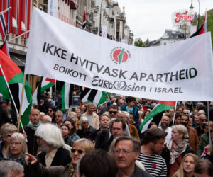 norway palestinian protests