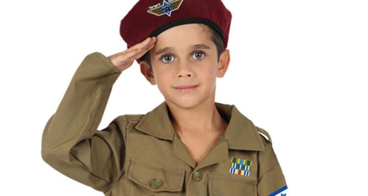 Anti-Israel activists target young Jewish boy in London for dressing up as IDF soldier on Purim