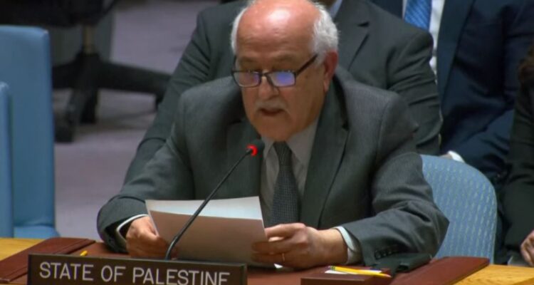 US blocks UN from recognizing Palestinian state